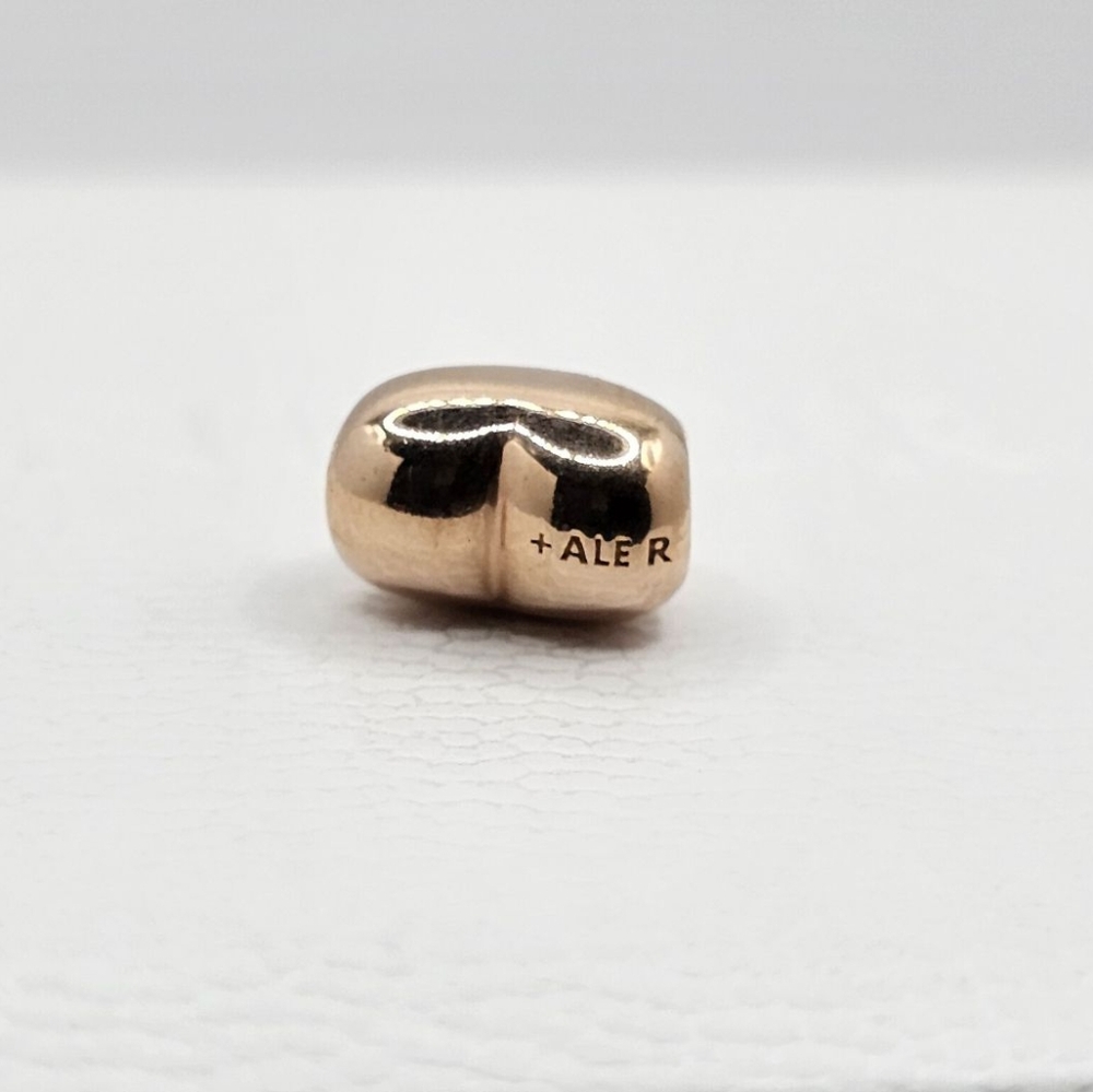 ❤️Authentic Pandora ⭐️RETIRED⭐️ ROSE HEART CHARM - Picture 5 of 6